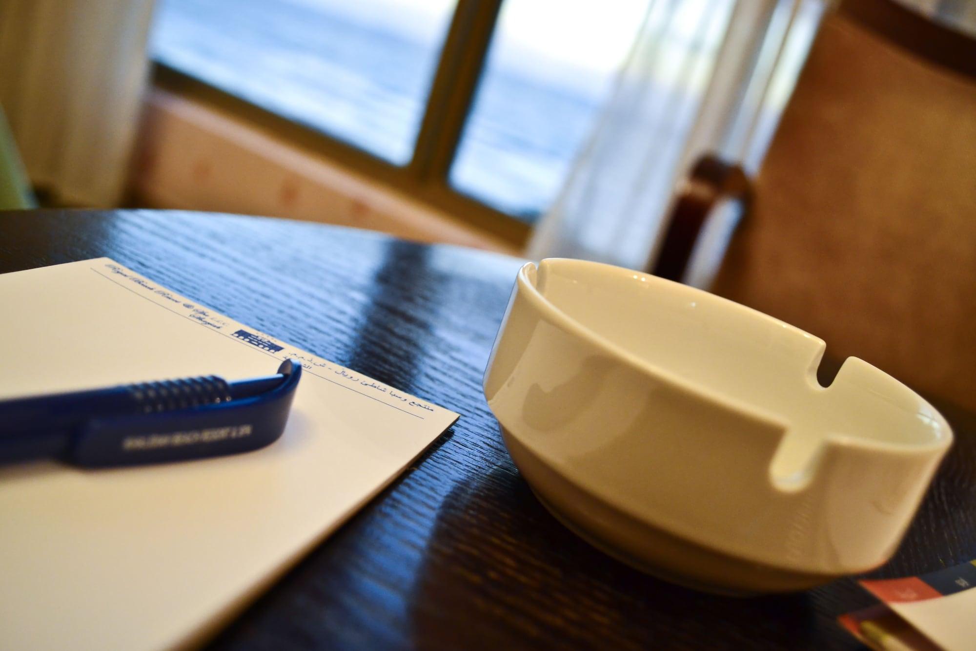 Sahara Beach Resort & Spa Şarja Dış mekan fotoğraf A white ashtray